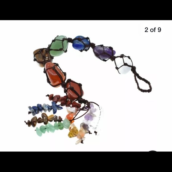 Healing Chakra Energy Spiritual Stone Car Ornament - Picture 4 of 13